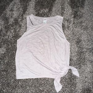 JoyLab Workout Lightweight Off-White Tank Top - Size XS